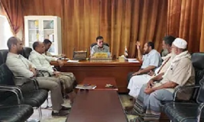 الهيئة الإدارية للمجلس المحلي بمديرية القطن تعقد إجتماعها الدوري الثالث للعام 2025م