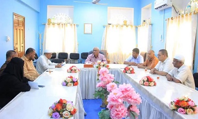 مناقشة الاستعدادات لخوض اختبارات شهادة الثانوية بوادي حضرموت