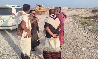 العساني يتفقد سير أعمال الصيانة في مراكز الاتصالات بمديرية الريدة الشرقية