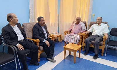 بحث أوجه التعاون المشترك بين مؤسسة الصندوق الخيري للطلاب المتفوقين ومكتب وزارة التربية والتعليم بحضرموت الوادي والصحراء