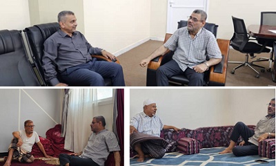 نائب رئيس مجلس النواب يلتقي وكيل حضرموت للشئون المالية ويطمئن على صحة عبدالله الفردي وعبدالله بن سلمان