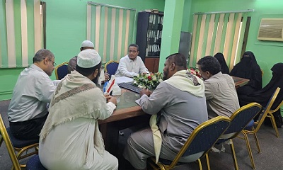 نائب رئيس مجلس النواب يزور جامعة القرآن الكريم والعلوم الإسلامية ويلتقي بقيادتها