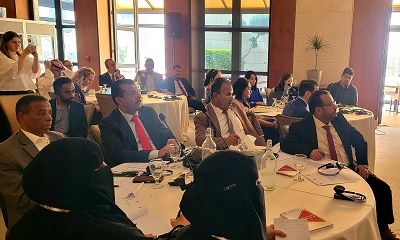 الوكيل العامري  يشارك في مؤتمر مراجعة مشروع المرونة المؤسسية والاقتصادية في الأردن