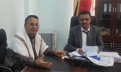 الشيخ حسين العامري يزور الأمين العام للمجلس المحلي بحضرموت ويبحث معه قضايا مجتمعية هامة