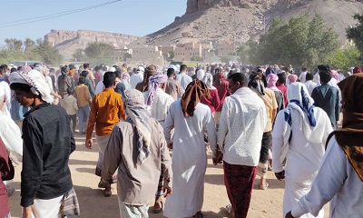 الآلاف يشيّعون جثمان الأستاذ عبدالله عبود بن سعد في مدينة القطن