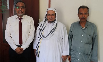 نائب رئيس جامعة الاحقاف يستقبل رئيس مجلس أمناء جامعة الوسطية 