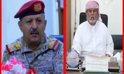 مدير عام مديرية رماه يعزي قائد المنطقة العسكرية الأولى في وفاة والدته