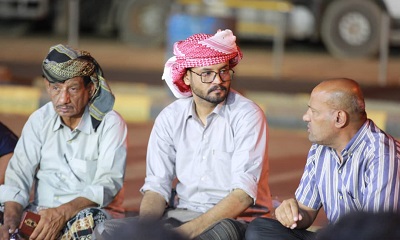 مدير عام ميناء الوديعة عامر سعيد الصيعري يواصل تفقده لسير آلية تفويج الحجاج ويطلع على الفرق العاملة في خدمات الحجاج