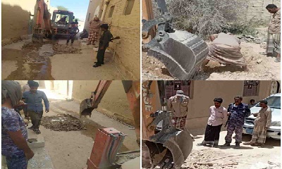 بلغت مديونيتها 40 مليون ..فرع المؤسسة المحلية للمياه بسيئون ينفذ حملة على الرابطين عشوائي