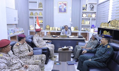 برئاسة الوكيل العامري اللجنة الأمنية بوادي وصحراء حضرموت تناقش مستجدات الوضع الأمني