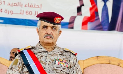 رئيس عمليات المنطقة العسكرية الاولى يعزي اللواء الركن محمد عبدالله الصوملي