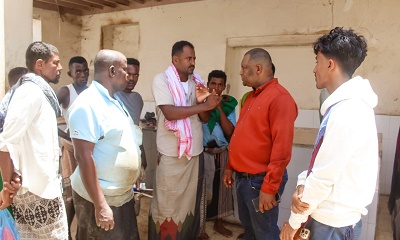 مدير الصحة في بروم ميفع يقوم بزيارة تفقدية لسوق السمك بميفع