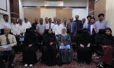 كلية مجتمع حضرموت الدولية تنظّم ورشة عمل حول تصميم البرامج وفق نظام مخرجات التعلم