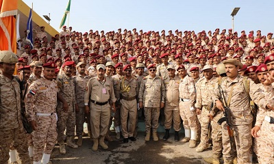 المنطقة العسكرية الثانية تهنئ خريجي الدفعة الثالثة الجامعيين من الكلية الحربية بعدن