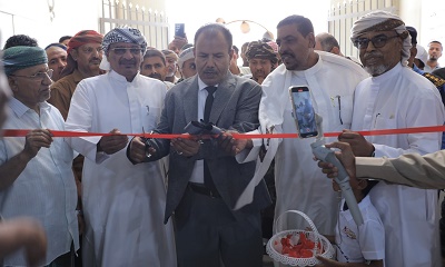 الوكيل العامري يفتتح أكبر صالة تسوق في وادي حضرموت بمدينة تريم