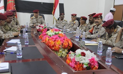 برئاسة اللواء الجعيملاني.. قيادة المنطقة العسكرية الأولى تناقش الخطة الأمنية والاستعدادات لعيد الأضحى