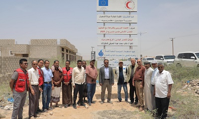 بحضور الوكيل العامري استلام مشروع شبكة مياه السحيل بمديرية سيئون