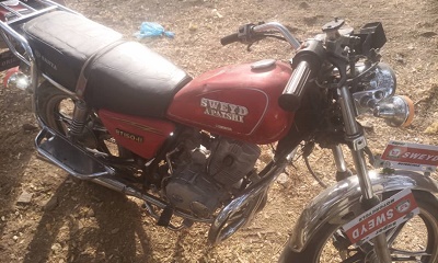 إدارة البحث الجنائي بوادي حضرموت تستعيد دراجة نارية مسروقة في مديرية سيئون