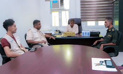 مدير عام مديرية الشحر يشدّد على ضرورة تكامل الجهود لضبط بائعي المساعدات الإغاثية