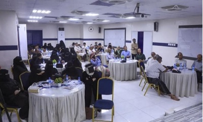 منسقية جامعة حضرموت ونقابة الصحفيين الجنوبيين ينظمان ورشة عمل حول وسائل الإعلام والرأي العام