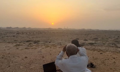 رؤية هلال محرم في مرصد تمير .. غدًا أول أيام العام الهجري 1447هـ