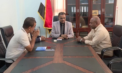 الأمين العام لمحلي حضرموت يناقش استعدادات نادي تضامن حضرموت للمشاركة في بطولة أبطال أندية الخليج للعام 2025م – 2026م