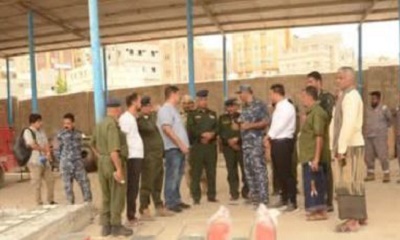 افتتاح معمل لتعبئة وصيانة طفايات الحريق بالمكلا