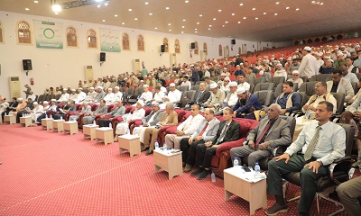 الوكيل العامري يشهد فعاليات اليوم العلمي المفتوح بجامعة الوسطية الشرعية تحت شعار “الاكتفاء الذاتي… الرؤية والأهداف”