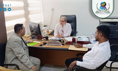 إدارة مؤسسة الصندوق الخيري للطلاب المتفوقين تزور رئيس جامعة حضرموت