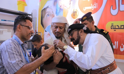 شبام: 13 فريقًا طبيًا ينطلقون لتحصين أكثر من 9700 طفل ضد شلل الأطفال 