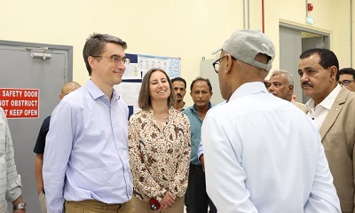 المدير الإقليمي للبنك الدولي يزور محطة بترومسيلة ويشيد بأدائها ومهنيتها