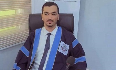 نائب مدير عام مكتب وزارة الصحة بالوادي والصحراء يهنئ عضو مجلس النواب الشيخ صالح سالم العامري بمناسبة حصول نجله على درجة الماجستير بامتياز مع مرتبة الشرف