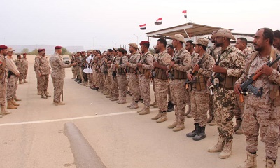 بقيادة اللواء الركن صالح محمد الجعيملاني تحركات عسكرية لتعزيز الأمن في المديريات الصحراوية شرق حضرموت