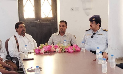 مكتب السياحة والشرطة السياحية بوادي حضرموت ينظمان لقاء مع أرباب المنشآت السياحية بمديرية تريم