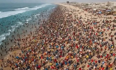 خفر السواحل بحضرموت ينقذ فتاة من الغرق بقصيعر