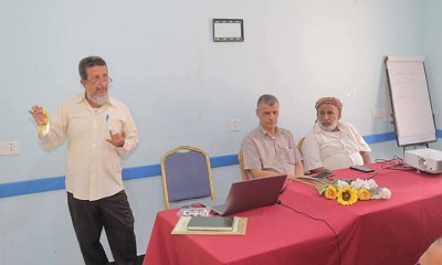 بحضور مدير عام المديرية: ورشة عمل حول إعداد التقارير السنوية لمدراء المرافق الحكومية بغيل باوزير