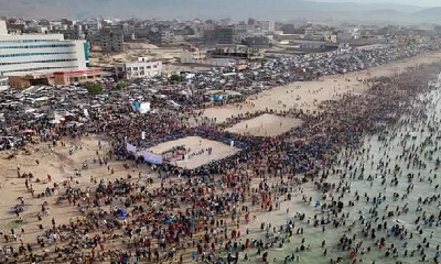 خفر السواحل ينقذ 7 حالات غرق متفرقة على سواحل حضرموت