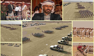 اللواء الأول بقوات حماية حضرموت يحتفل بتخرّج الدفعة الأولى من دورة الاستجداد 