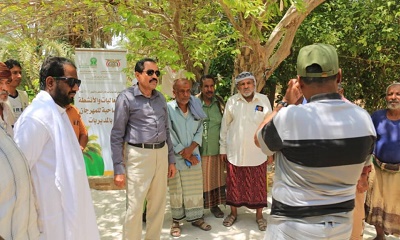 قيادة مكتب الزراعة والري بالوادي والصحراء في زيارة ميدانية لمديرية ساه للاطلاع على واقع الزراعة واحتياجاتها