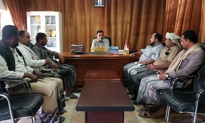 مدير عام مديرية القطن يلتقي موردي بعض المواد الغذائية والبيض