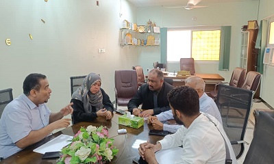 مكتب وزارة الصحة العامة والسكان يعقد لقاء لمناقشة بدء تنفيذ النزولات الميدانية للصيدليات ومخازن الأدوية للتأكد من ضبط التسعيرات بالمكلا