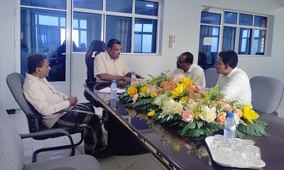 مديرعام التخطيط والتنمية بهيئة مصائد البحر العربي يلتقي مدير فرع جمعية الوصول الإنساني حضرموت