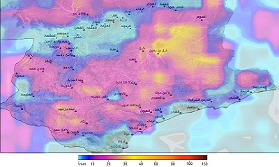 مركز الإنذار المبكر من الكوارث والمخاطر المتعددة بمحافظة حضرموت يصدر تنبيه رقم (1)
