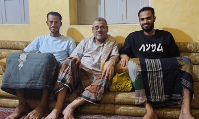 المهندس باصرة يزور أسرتي الشيخ بانجار والاستاذ احمد الصويل عضوا مجلس النواب