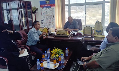 رئيس هيئة مصائد البحر العربي يناقش تدخلات منظمة مرسي كوربس اليمن