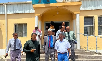 فريق الرقابة والتوجيه الرئاسي يزور جامعة العلوم والتكنولوجيا فرع حضرموت