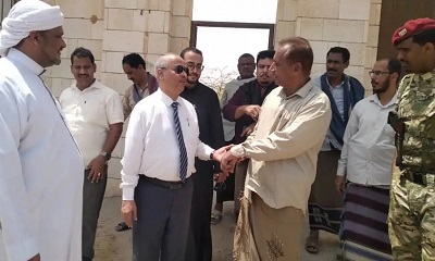 القاضي الهدار يفتتح مقر جديد لمحكمة مديرية الريدة وقصيعر في حضرموت