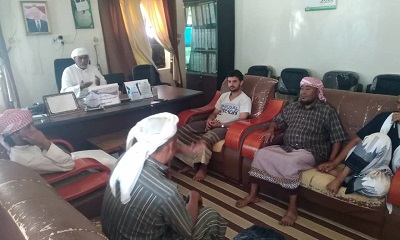 مدير عام مديرية رماه يعقد لقاءً موسعًا مع تجار الوقود ووكلاء الغاز لمناقشة الأوضاع المعيشية