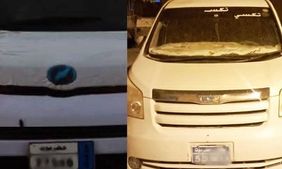 شرطة مديرية تريم تضبط متهمين بسرقة سيارة بعد استدراج سائقها والاعتداء عليه واستعادة سيارة اخرى بالتعاون مع شرطة المهرة