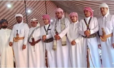 اختتام مراسيم زواج اولاد الشيخ محمد عوض العامري المدير العام السابق مديرية سيؤن بمدينة تاربه